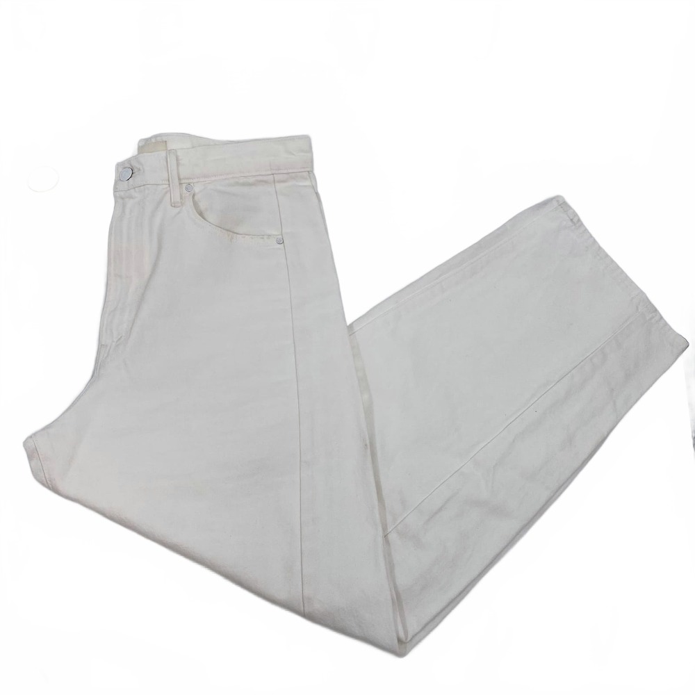 MOTHER White The Full Pipe Ankle Jeans | Women’s Regular Size 8